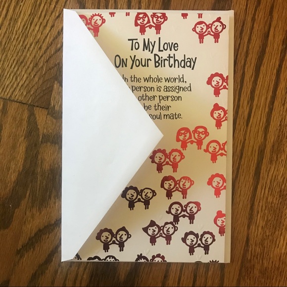 Funny Birthday Card for Soulmate xoxo - Picture 6 of 6